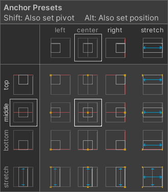 Alt Anchor Presets