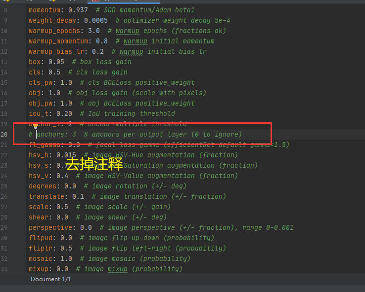 成功解决 yolov5 中： hyp[k] = max(hyp[k], v[1]) # lower limitKeyError ...