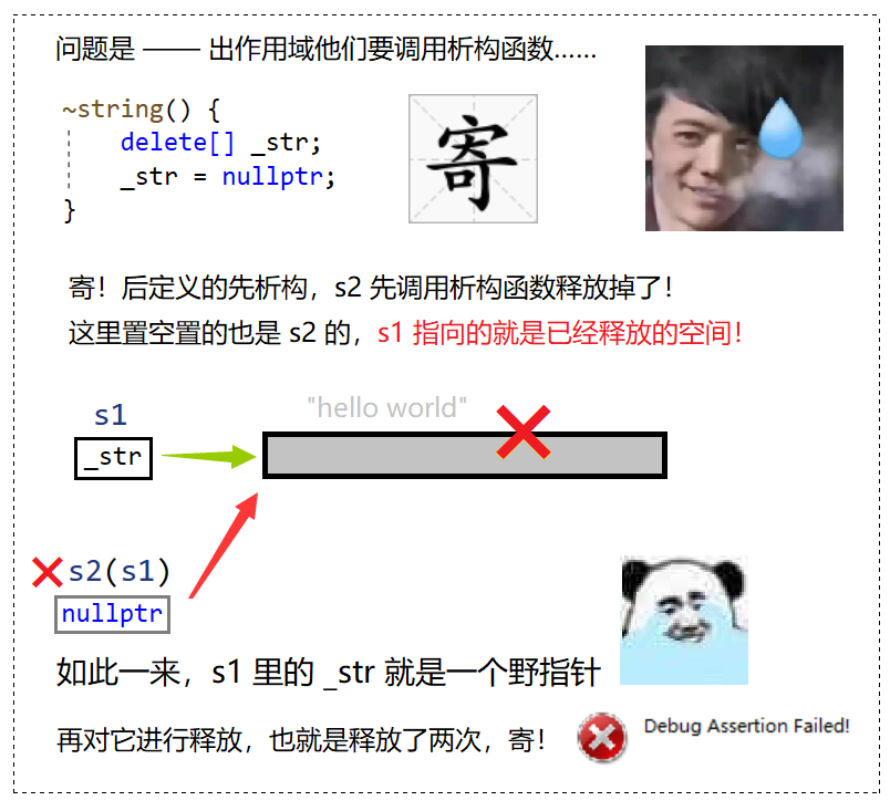 C++要笑着学：模拟实现string类