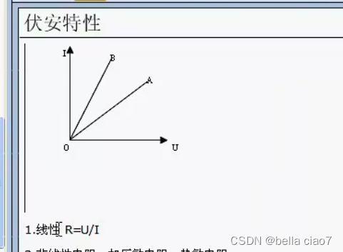 伏安特性