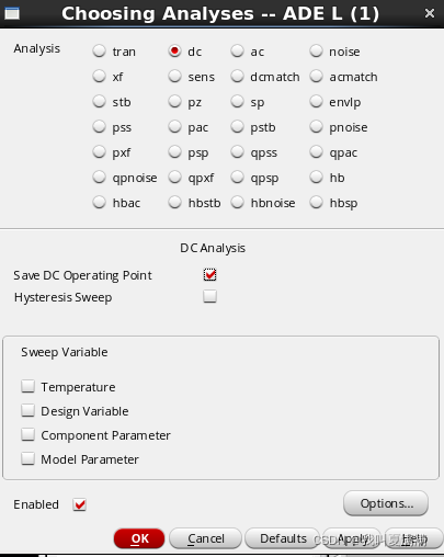 *Error* No simulation output data has been selected.(cadence仿真)