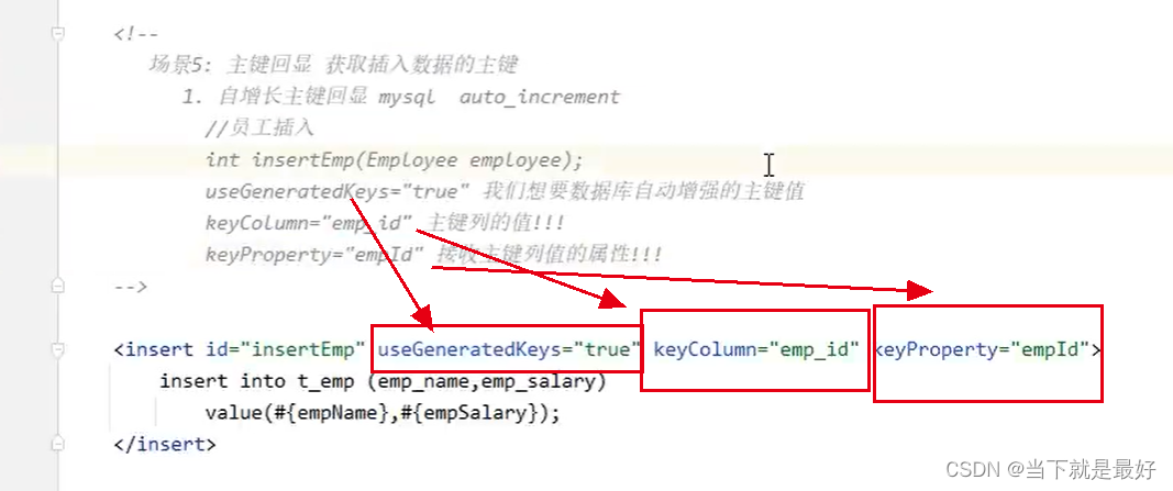 使用Mybatis实现基本的增删改查------数据输出