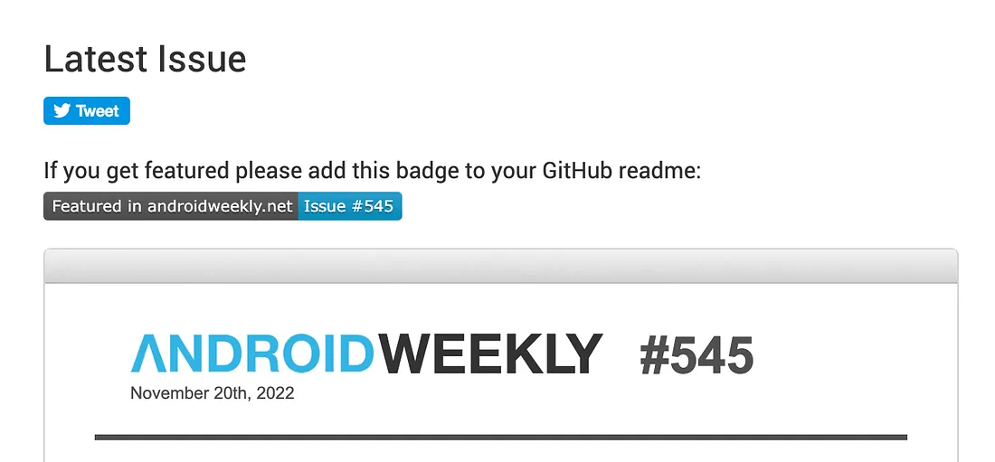 Android weekly
