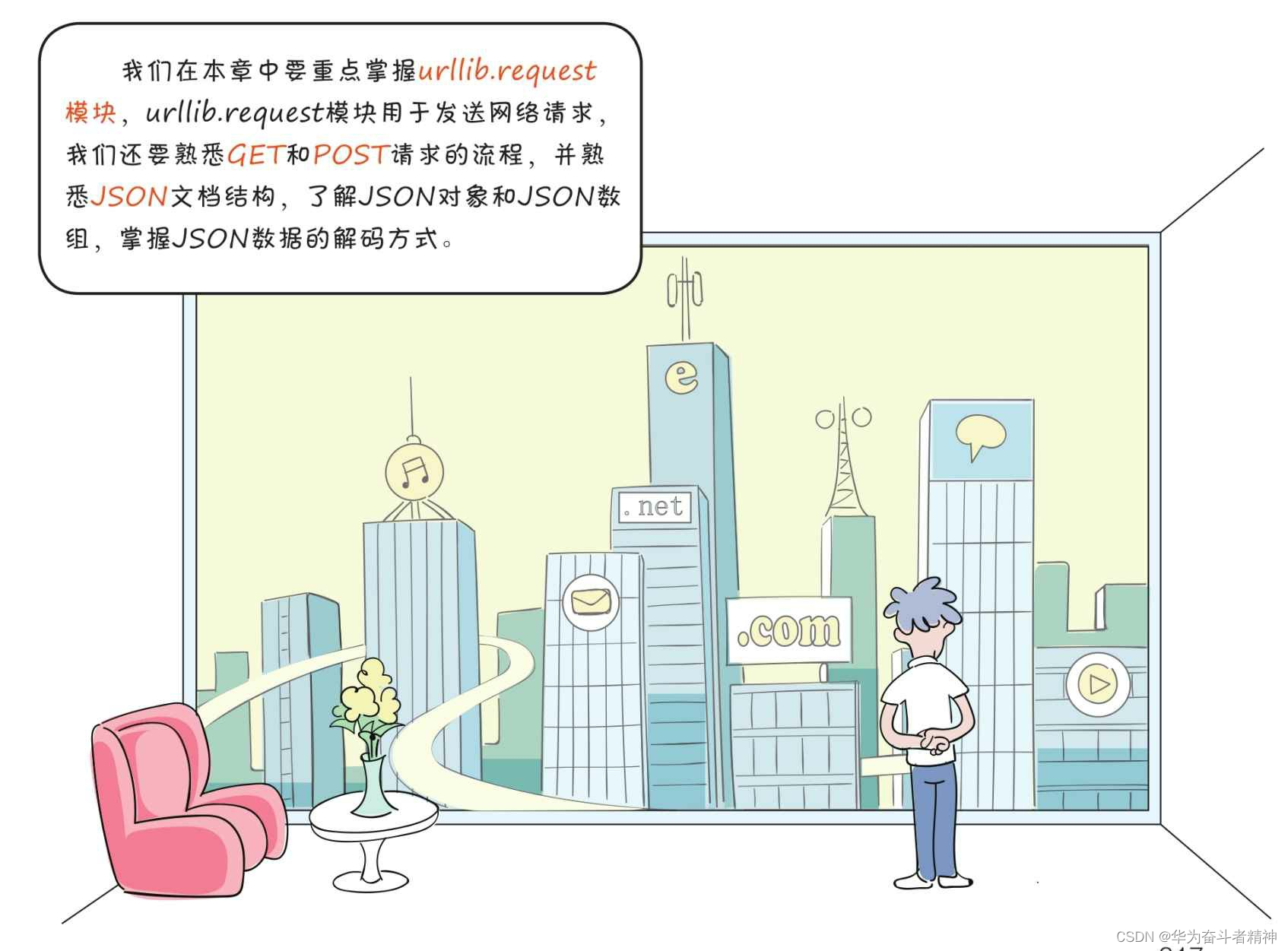 学Python的漫画漫步进阶 -- 第十四步.网络通信