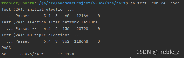 MIT 6.824 2A Raft Election