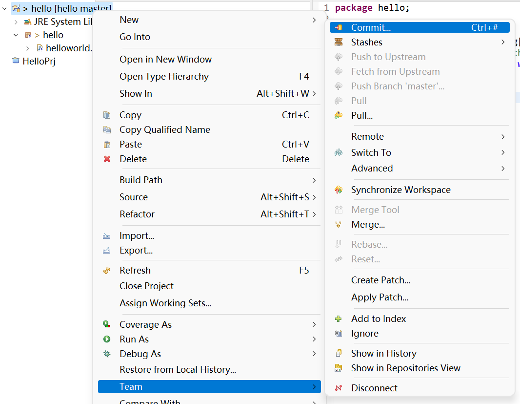 Eclipse+Github+“hello world“ - Programmer Sought