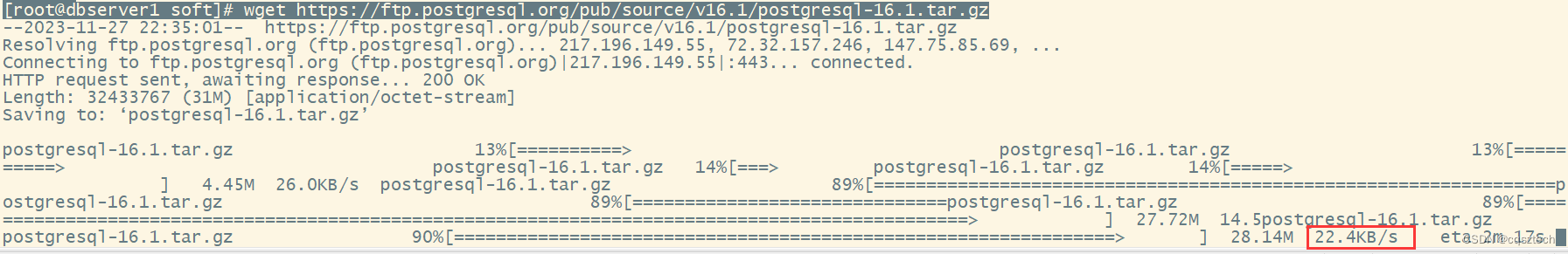 在龙蜥 anolis os 23 上 源码安装 PostgreSQL 16.1