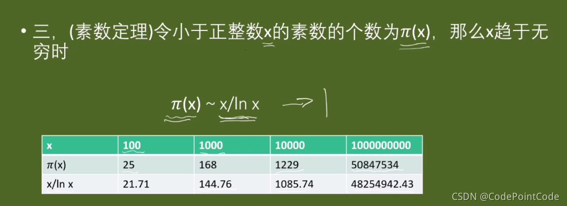 素数的性质