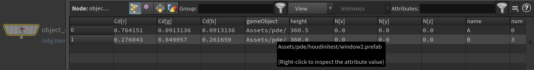 Unity Houdini插件编写data Table传递数据给Houdini