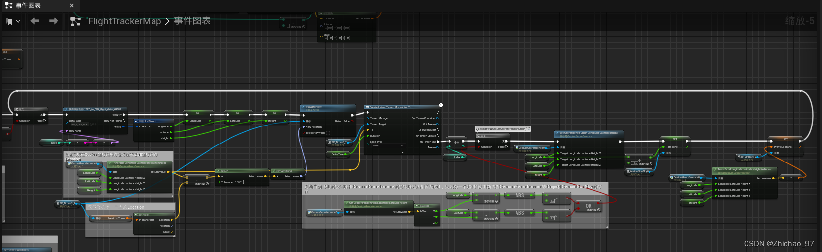 【UE5 Cesium】19-Cesium for Unreal 建立飞行跟踪器（4）