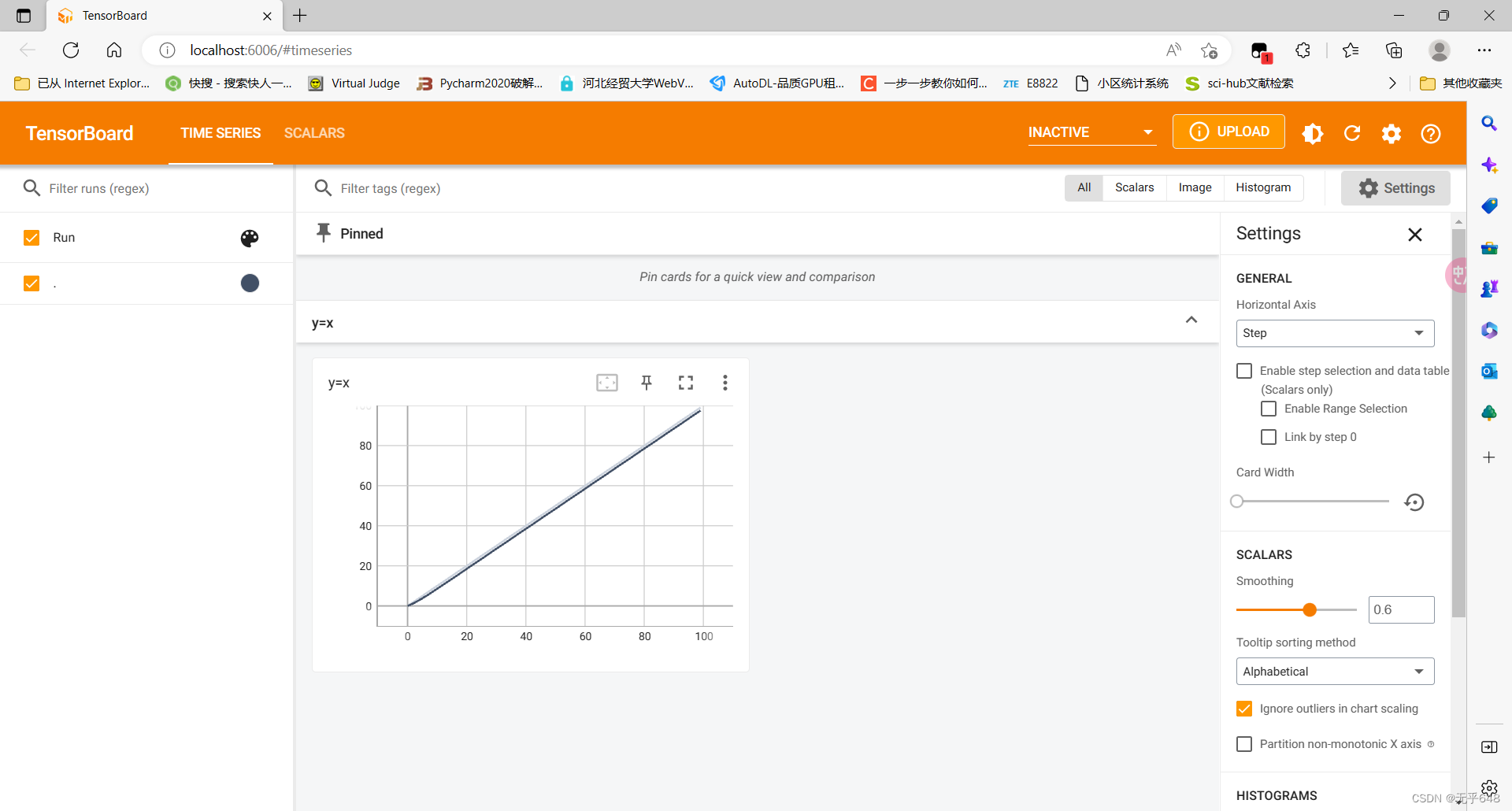 关于tensorboard --logdir=logs的报错解决办法记录