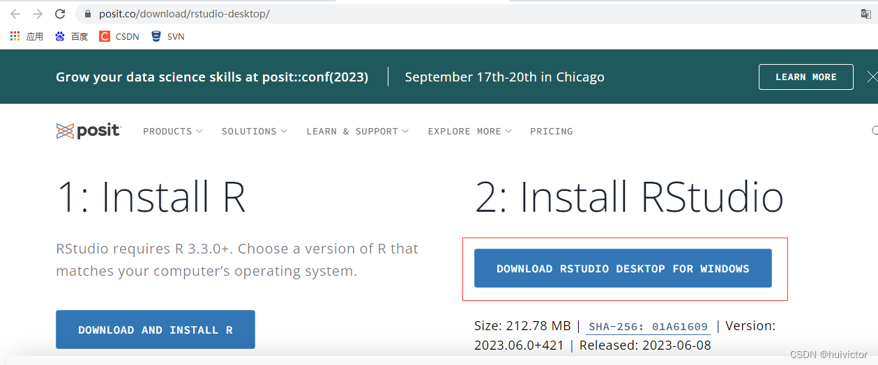 R、RStudio安装_posit.co-CSDN博客