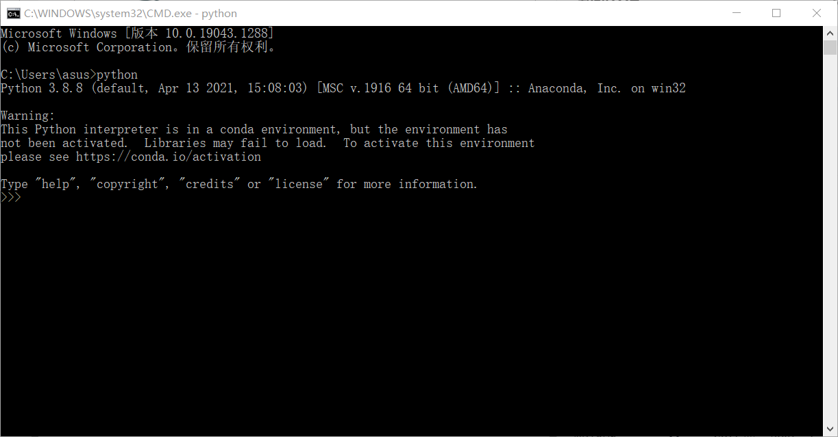 Windows10 installation anaconda - Programmer Sought