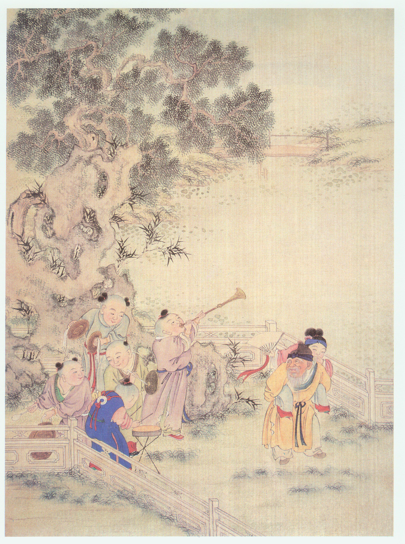 名画316 焦秉贞《百子团圆图》_书剑飘〇的博客-csdn博客