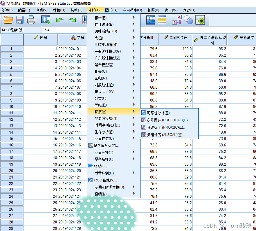 spss可信度数据分析怎么做_可信度检验