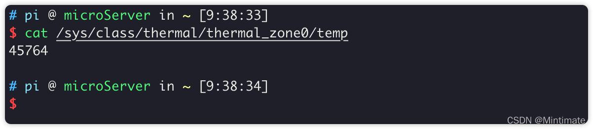 Raspberry Pi temperature