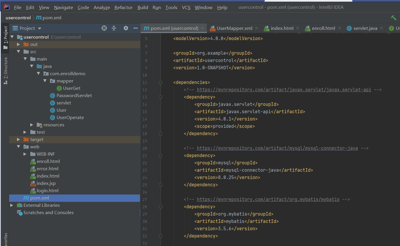 关于Maven引用Mybatis后出现java.lang.NoClassDefFoundError org/apache/ibatis