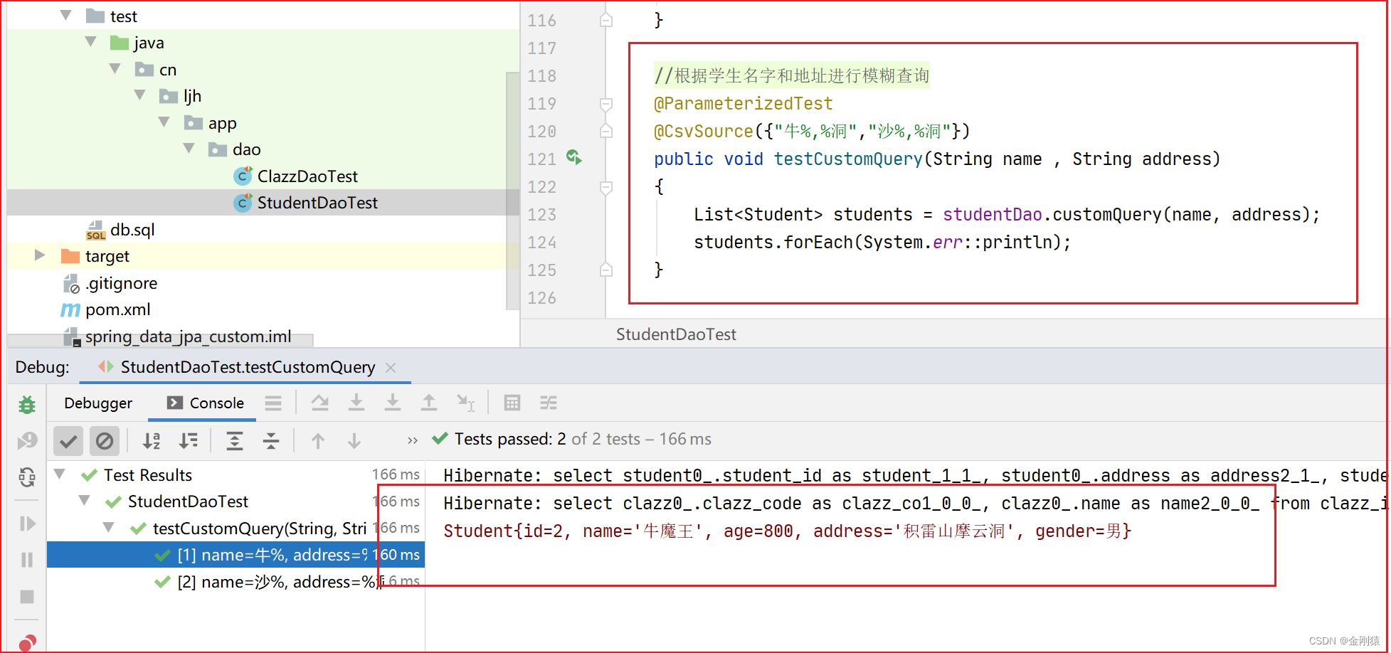 70、Spring Data JPA 的 自定义查询（全手动，自己写完整 SQL 语句）