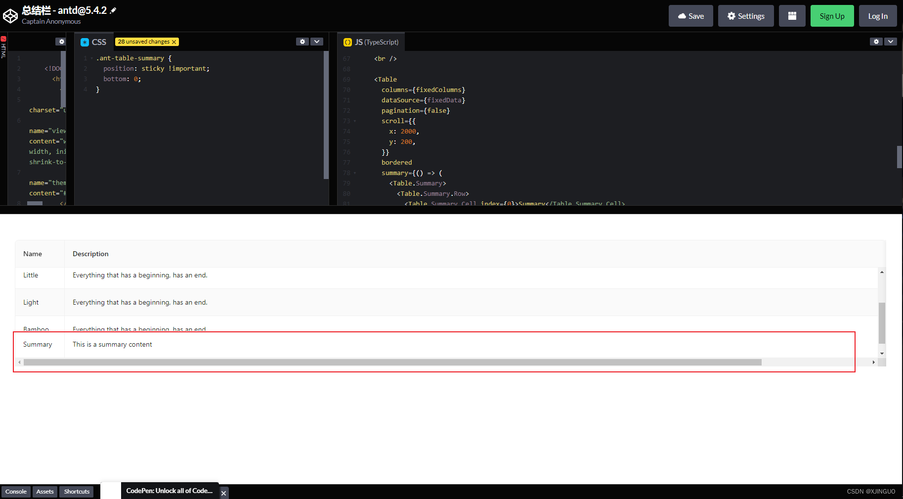 antd-react-table-summary-ant-table-summary-column-csdn