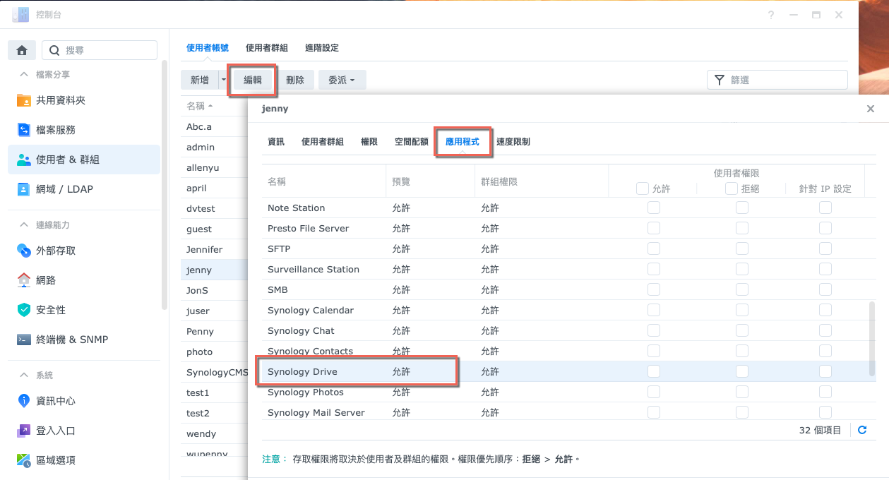 Synology Drive Client 提示用户名/密码无效或用户权限不足_群晖 更改ip synology 用户权限不足-CSDN博客
