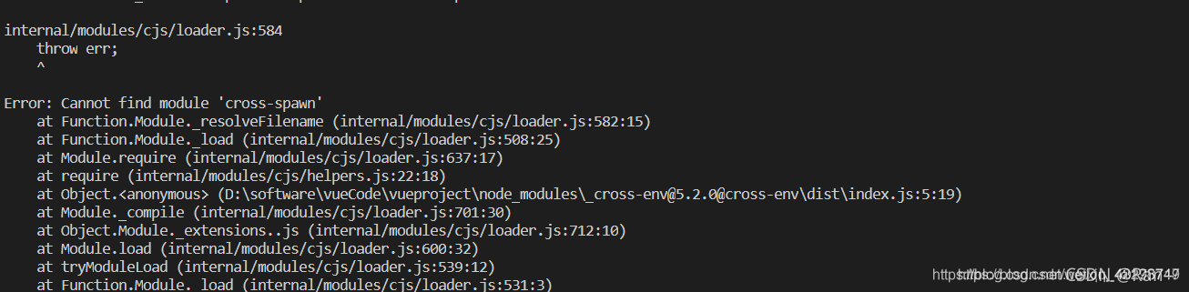 Error Cannot Find Module Vue Cli Shared Utils Ran CSDN