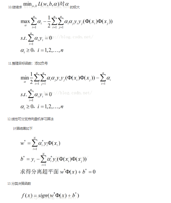 SVM推导过程