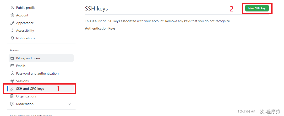 SSH and GPG keys