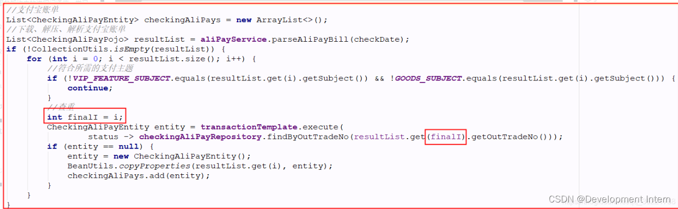 Variable used in lambda expression should be final or effectively final