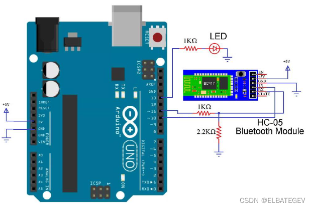 Arduino与HC-05连接