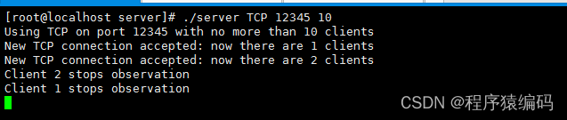 Linux C/C++ 多线程TCP/UDP服务器 (监控系统状态)