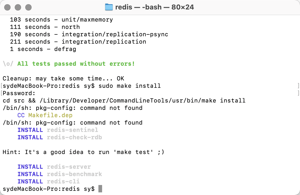 install redis on mac