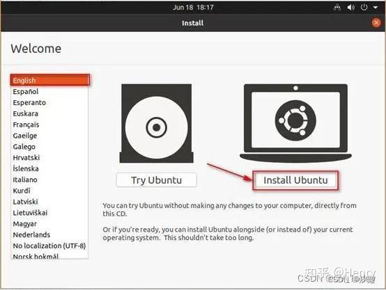 安装Ubuntu