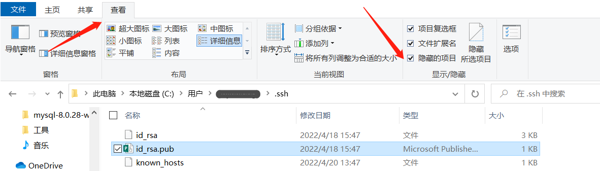 如何生成ssh秘钥,查看id_rsa.pub,并添加到gitlab SSH Keys_根据邮件生成 rsa pub-CSDN博客