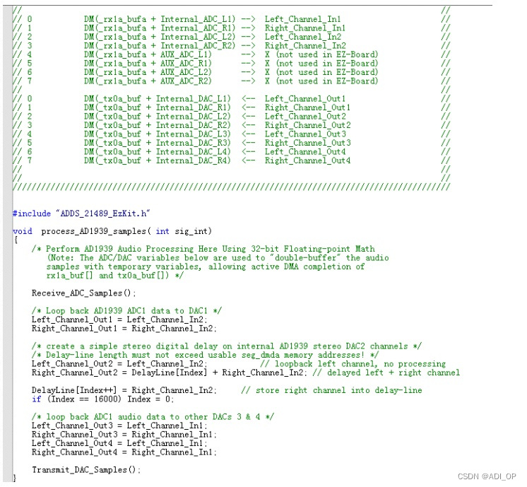 ADSP-21489的开发详解：VDSP+自己编程写代码开发（8-延时算法）