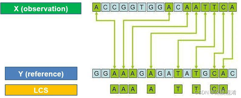 C#，最大公共子序列（LCS，Longest Common Subsequences）的算法与源代码