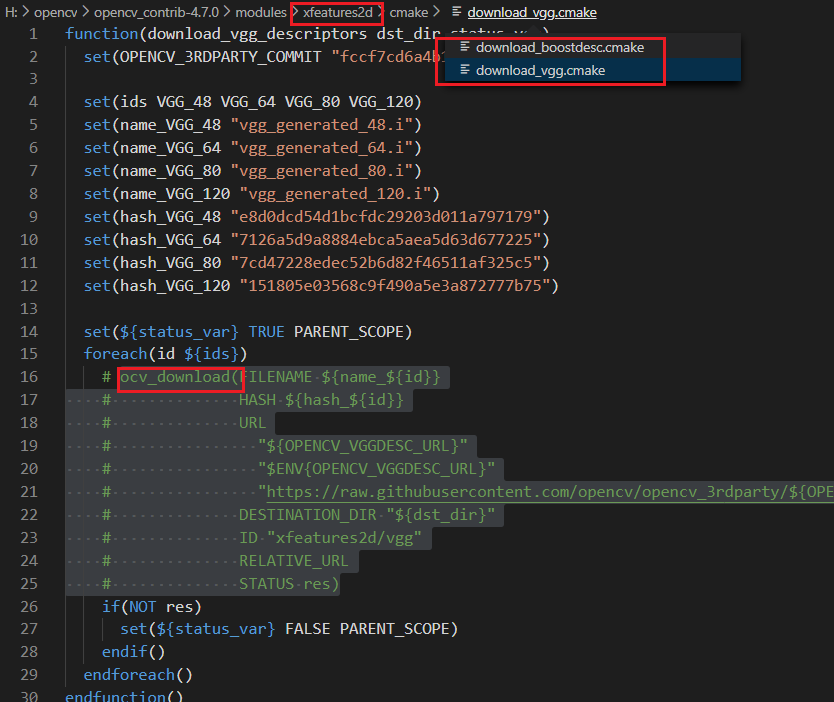 opencv win10 4.7.0 源码编译 vs2019 cmake