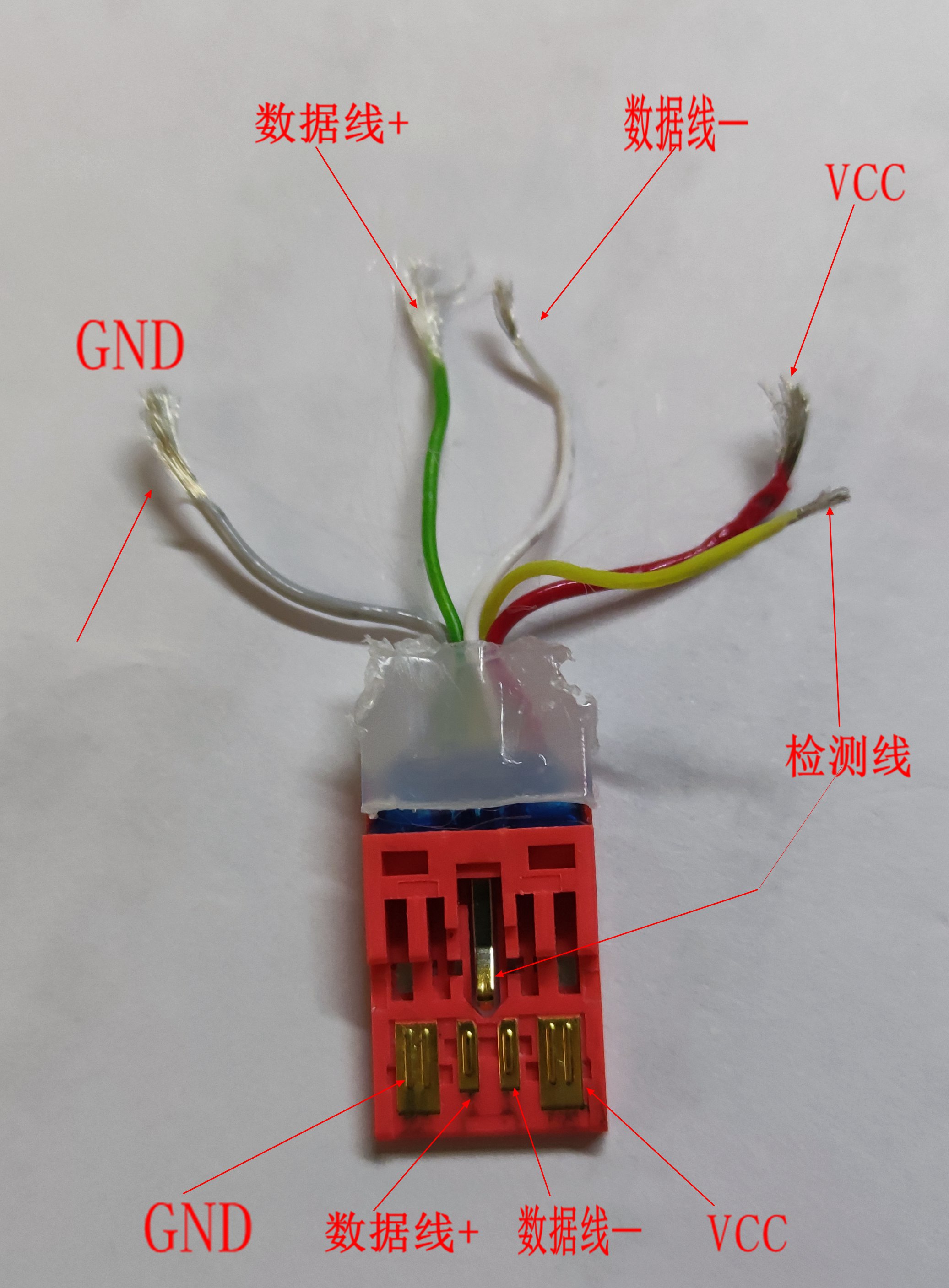 小米红头数据线接线解析图_小米5充电线是什么接口