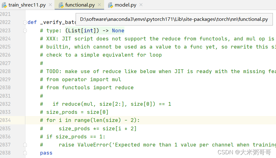 【pytorch】ValueError: Expected more than 1 value per channel when training