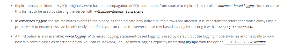 Mysql中binlog 参数设置 启用binlog 清理binlog Mysqlbinlog使用 Mysqldump ...