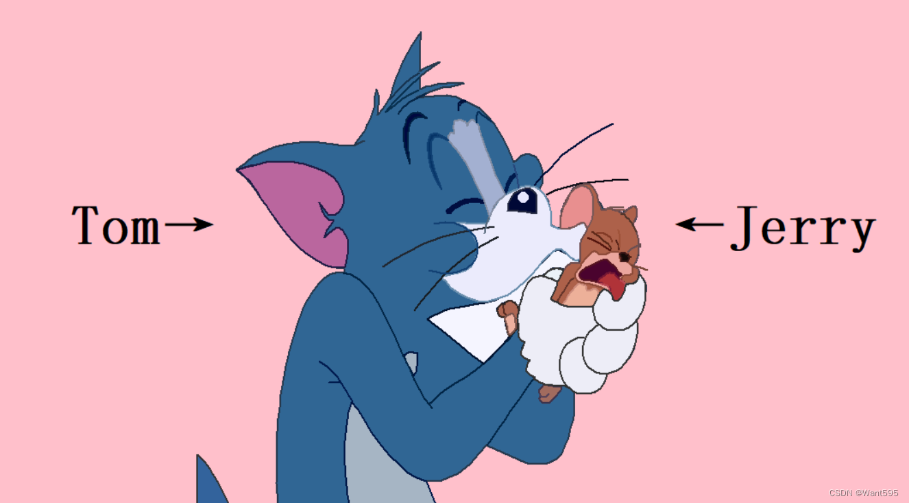 Tom&Jerry&pink