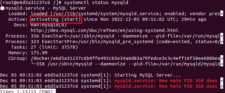 Linux虚拟机无法自动启动MySQL服务，报错：Failed to start MySQL Server.-CSDN博客