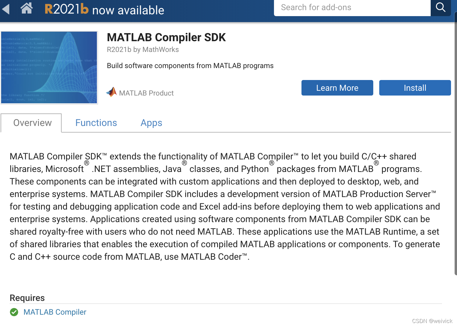 Matlab 生成 Python 包并构建 Python 应用程序_files required for your library to ...