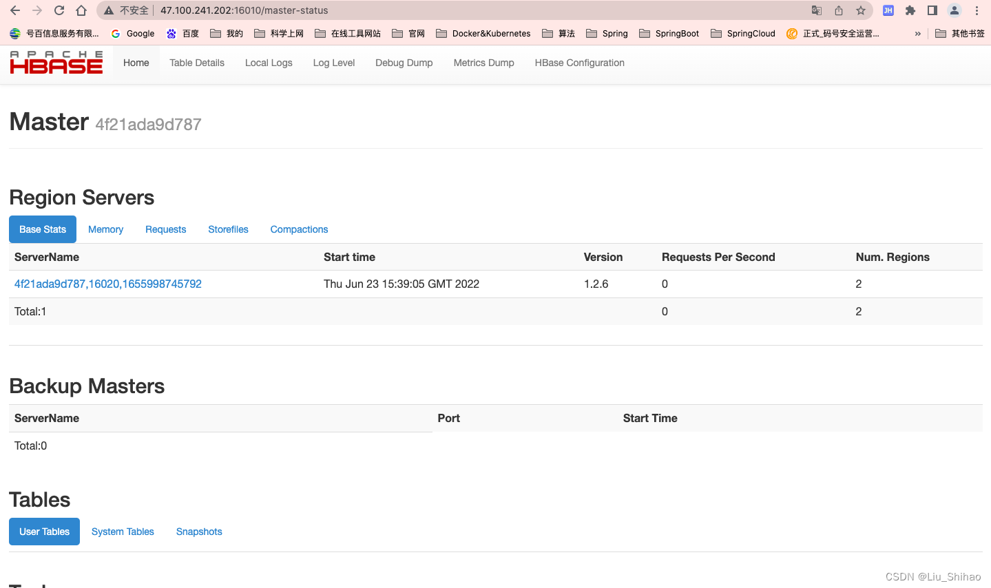 Mac环境部署单机版Hbase及使用JavaAPI对Hbase增删改查_hbase单机版 javaapiCSDN博客