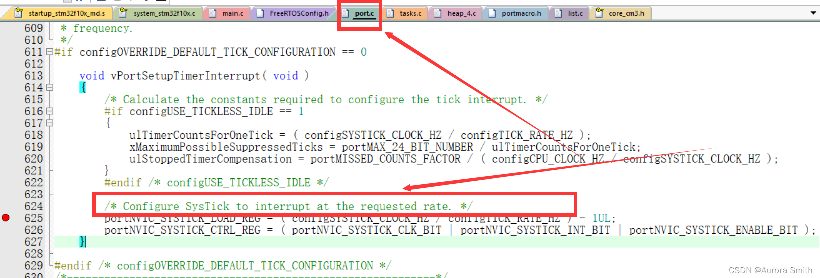 【STM32/FreeRTOS】SysTick定时器及FreeRTOS系统节拍