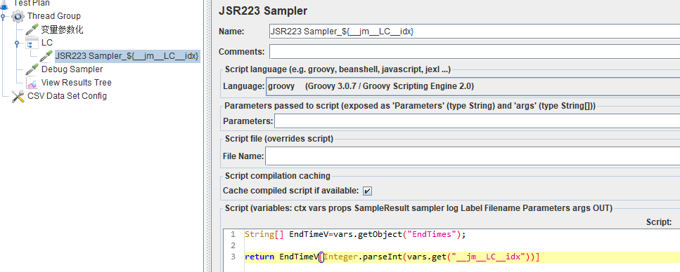 JMeter custom list and output each array value - Programmer Sought