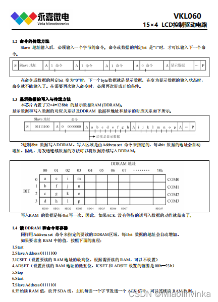 VKL060低功耗设计段码LCD液晶驱动芯片工作电流?小于10μA资料分享