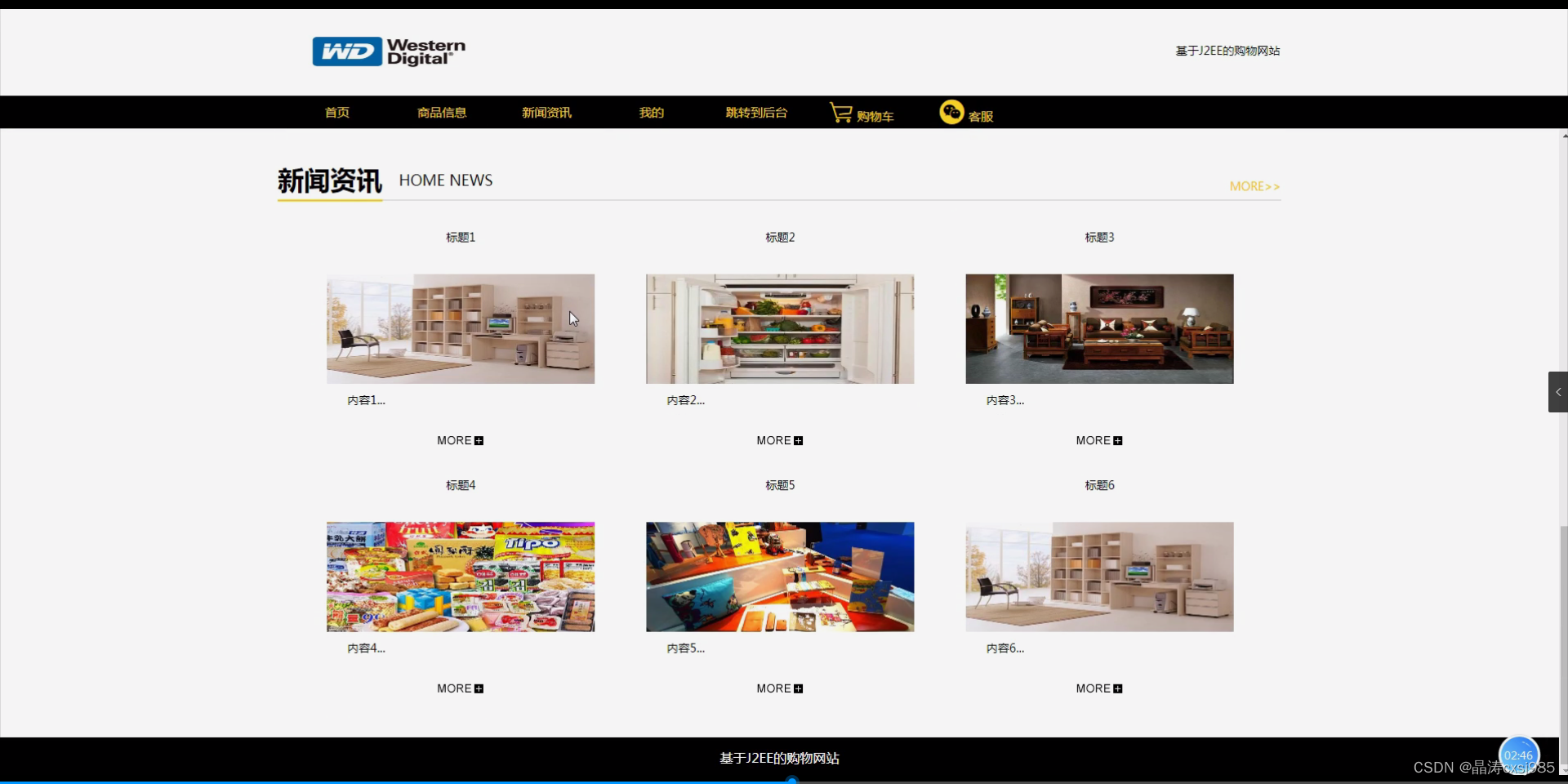 [附源码]java毕业设计购物网站（系统+lw）