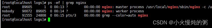 ps -ef | grep nginx