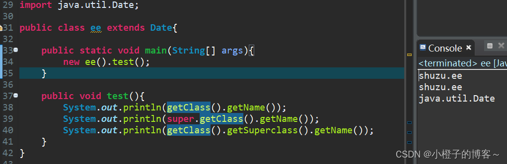 getClass()