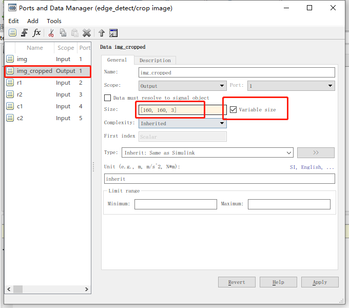 使用simulink做图像裁剪时由于矩阵大小可变导致出现的错误及其解决方法